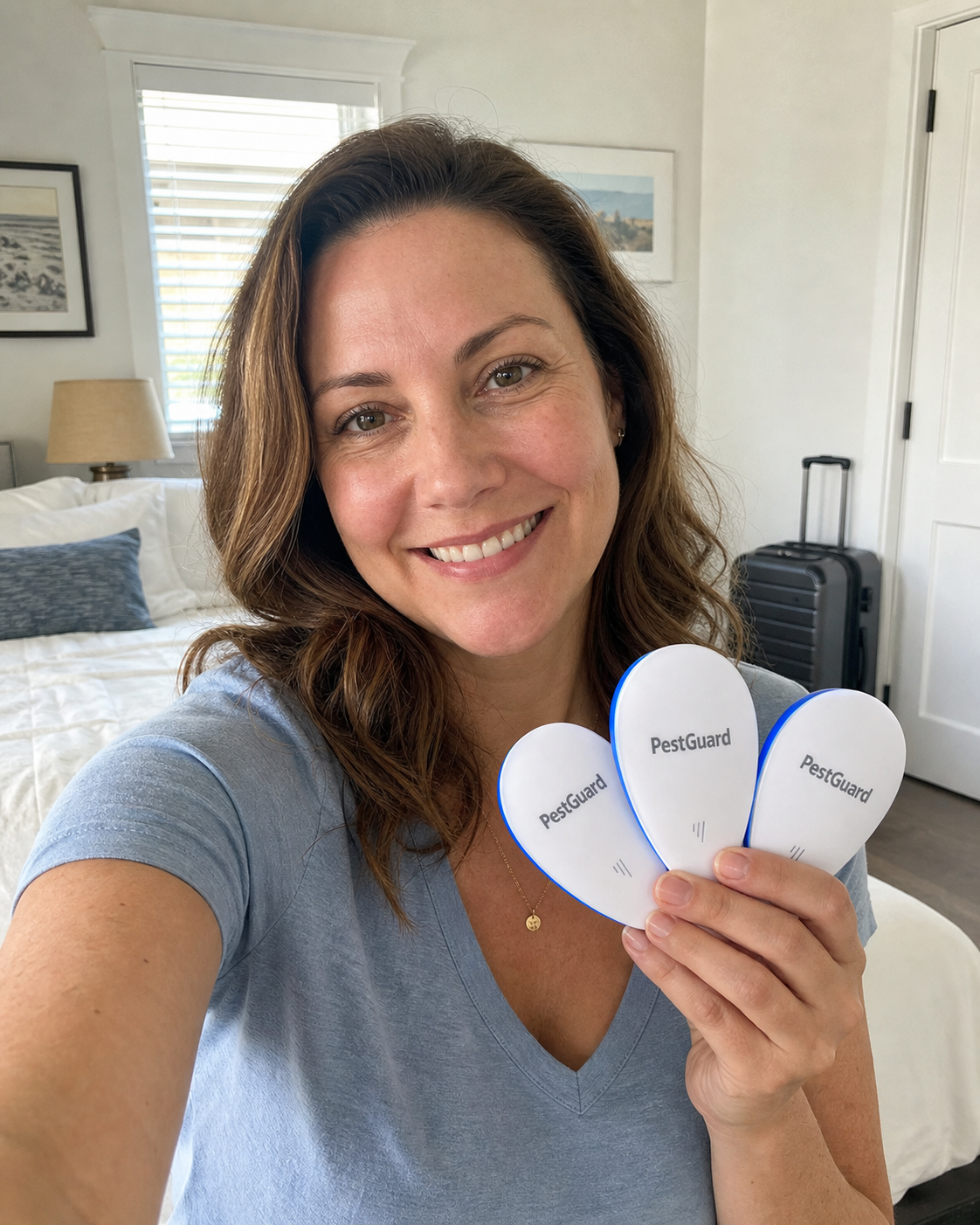 Customer with PestGuard devices