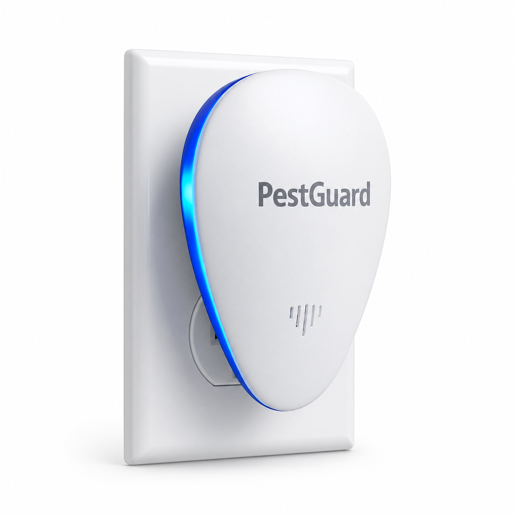 PestGuard™ Plug-In Pest Repeller for Home | Ultrasonic Rodent & Mice Repellent clean product image