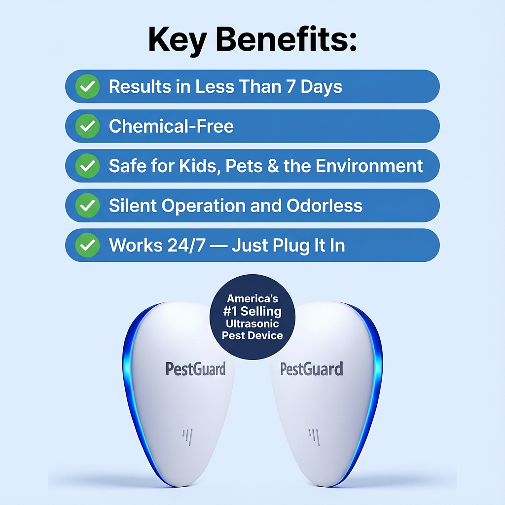 Pest Guard™ 2025 Upgraded Bed Bug Killer Pest Repeller