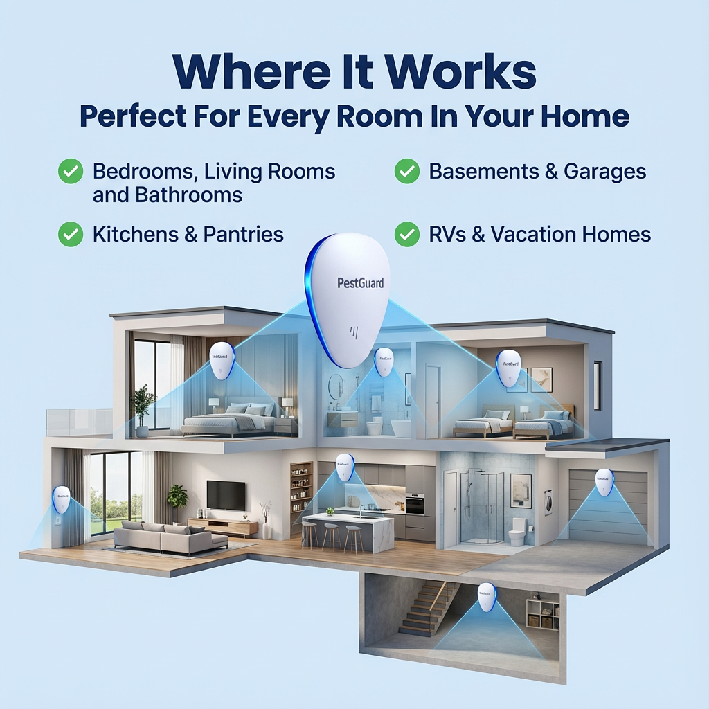 Pest Guard™ 2025 Upgraded Bed Bug Killer Pest Repeller