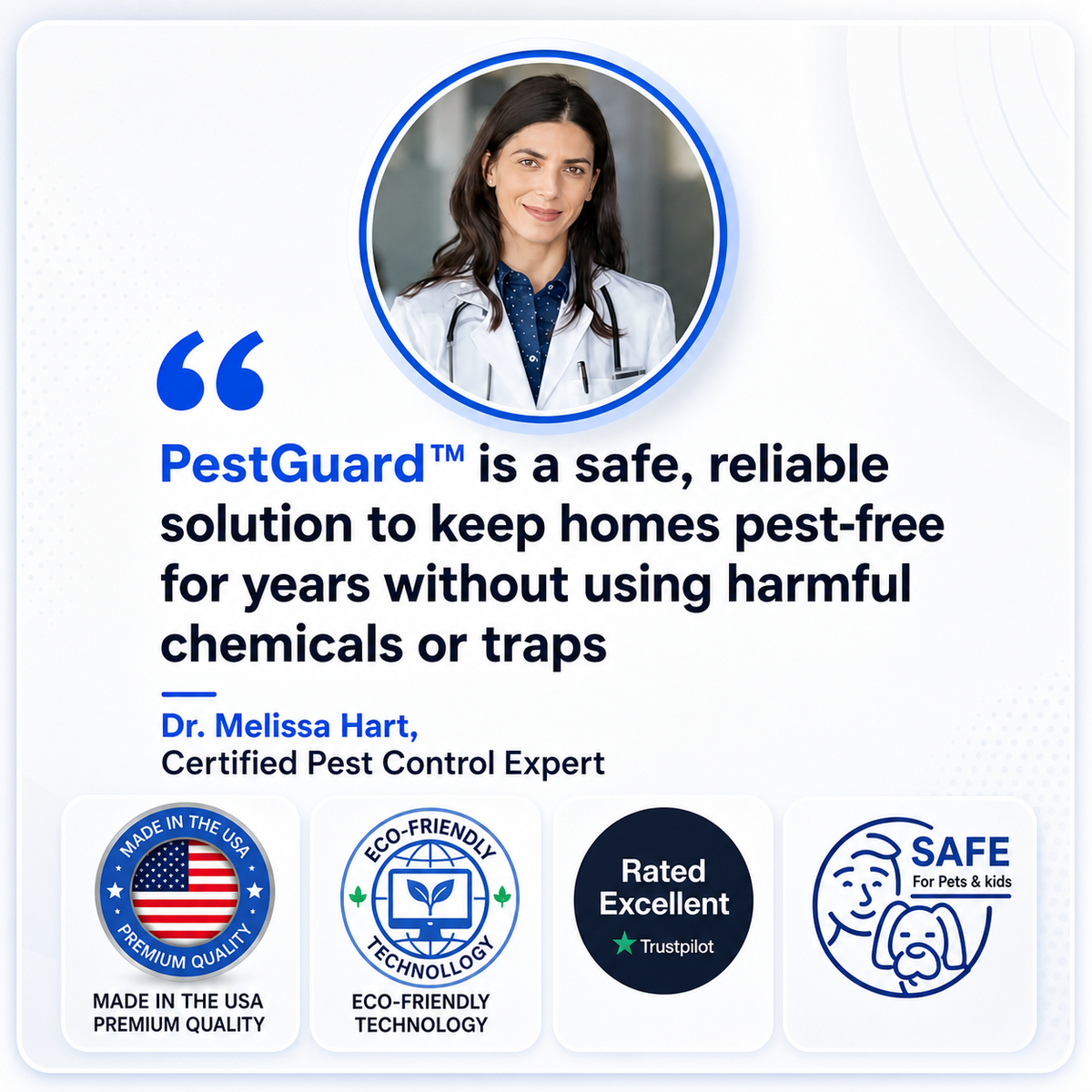 PestGuard expert endorsement and trust overview — LP-008