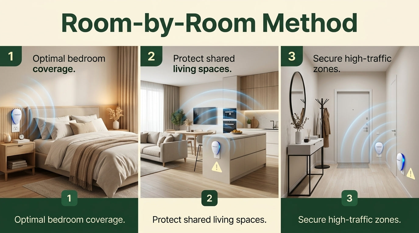 Room-by-room PestGuard method