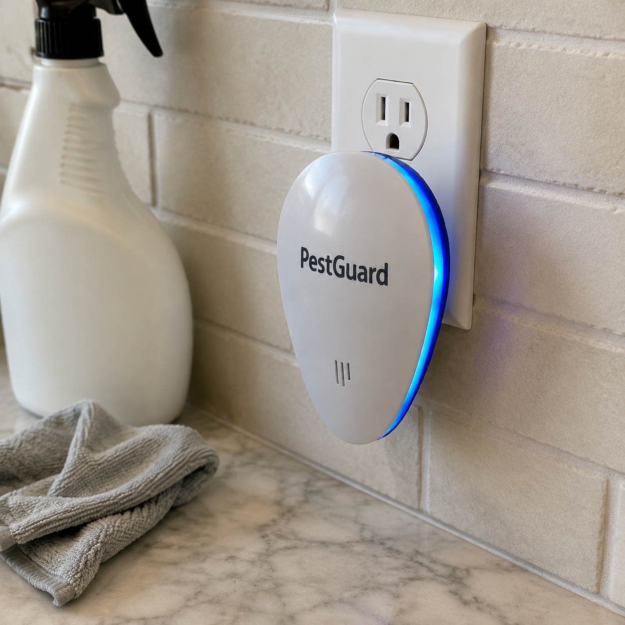 Ultrasonic PestGuard principle graphic